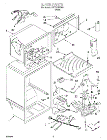 03 - Liner parts for Whirlpool Refrigerator 2VET22NKJW01 from AppliancePartsPros.com