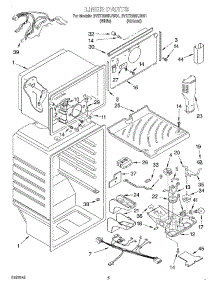 03 - Liner parts for Whirlpool Refrigerator 2VET20NKJW01 from AppliancePartsPros.com