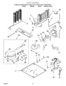 05 - Unit parts for Whirlpool Refrigerator GT22DCXJW01 from AppliancePartsPros.com