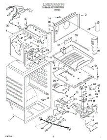 03 - Liner parts for Whirlpool Refrigerator 2ET18NMXJW01 from AppliancePartsPros.com