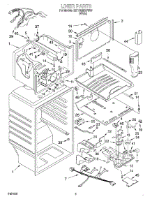 03 - Liner parts for Whirlpool Refrigerator 2ET18NMXJW00 from AppliancePartsPros.com
