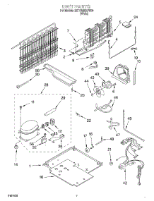 04 - Unit parts for Whirlpool Refrigerator 2ET18NMXJW00 from AppliancePartsPros.com