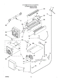 12 - Ice Maker, Optional parts for Whirlpool Refrigerator 6GD27DFXFS00 from AppliancePartsPros.com