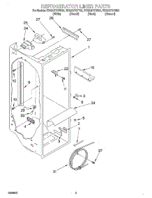 02 - Refrigerator Liner parts for Whirlpool Refrigerator ED25QFXHN02 from AppliancePartsPros.com