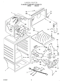 03 - Liner parts for Whirlpool Refrigerator ET18NMXJT01 from AppliancePartsPros.com