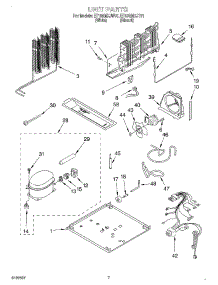 04 - Unit parts for Whirlpool Refrigerator ET18NMXJT01 from AppliancePartsPros.com