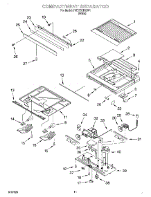 07 - Compartment Separator, Optional parts for Whirlpool Refrigerator 1VET27DKGW1 from AppliancePartsPros.com