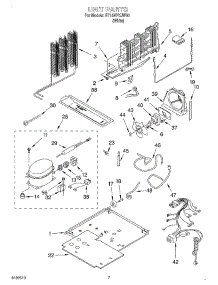 04 - Unit parts for Whirlpool Refrigerator ET18HPXJW00 from AppliancePartsPros.com