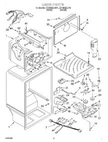 03 - Liner parts for Whirlpool Refrigerator ET18MMXJW01 from AppliancePartsPros.com