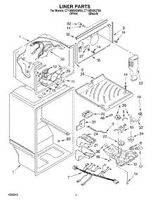 03 - Liner parts for Whirlpool Refrigerator ET19RKXGW03 from AppliancePartsPros.com