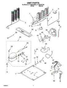 04 - Unit parts for Whirlpool Refrigerator ET19RKXGW03 from AppliancePartsPros.com