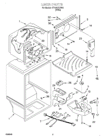 03 - Liner parts for Whirlpool Refrigerator ET18SCXJW01 from AppliancePartsPros.com