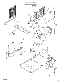 04 - Unit parts for Whirlpool Refrigerator ET18SCXJW01 from AppliancePartsPros.com