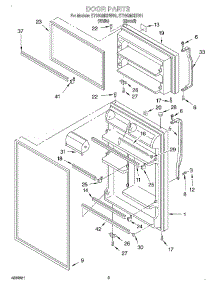 02 - Door parts for Whirlpool Refrigerator ET18GMXHT01 from AppliancePartsPros.com