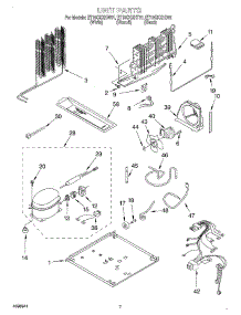 04 - Unit parts for Whirlpool Refrigerator ET18CKXHT01 from AppliancePartsPros.com