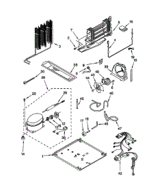 Unit parts for Whirlpool Refrigerator ET21MMXJW01 from AppliancePartsPros.com