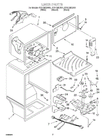 03 - Liner parts for Whirlpool Refrigerator ET21CMXJB01 from AppliancePartsPros.com