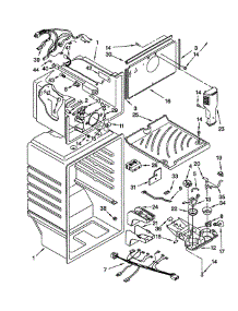 Liner parts for Whirlpool Refrigerator ET21MMXJT01 from AppliancePartsPros.com