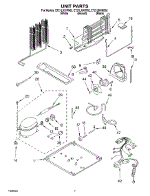 04 - Unit parts for Whirlpool Refrigerator ET21LKXHT02 from AppliancePartsPros.com