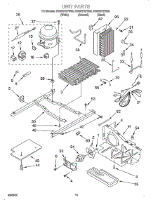 Unit parts for Whirlpool Refrigerator OEMED25RFXFN03 from AppliancePartsPros.com