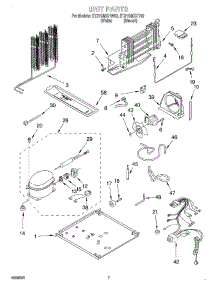 04 - Unit parts for Whirlpool Refrigerator ET21GMXHW02 from AppliancePartsPros.com