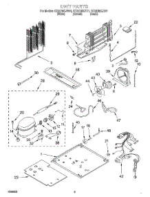 05 - Unit parts for Whirlpool Refrigerator GT22DMXJT01 from AppliancePartsPros.com