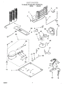 04 - Unit parts for Whirlpool Refrigerator ET21NKXJT01 from AppliancePartsPros.com