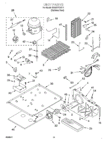 09 - Unit parts for Whirlpool Refrigerator GD25SFCHS11 from AppliancePartsPros.com