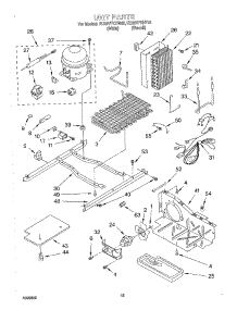 09 - Unit parts for Whirlpool Refrigerator ED25VFXHW02 from AppliancePartsPros.com