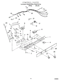 11 - Control parts for Whirlpool Refrigerator ED25VFXHW02 from AppliancePartsPros.com