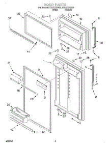 02 - Door parts for Whirlpool Refrigerator ET21PKXGT03 from AppliancePartsPros.com