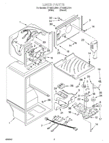 03 - Liner parts for Whirlpool Refrigerator ET18NKXJW01 from AppliancePartsPros.com