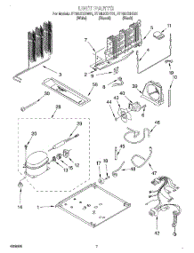 04 - Unit parts for Whirlpool Refrigerator ET18LKXHB01 from AppliancePartsPros.com