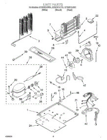05 - Unit parts for Whirlpool Refrigerator GT22DKXJW01 from AppliancePartsPros.com