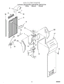 04 - Air Flow parts for Whirlpool Refrigerator ED20TQXFN04 from AppliancePartsPros.com
