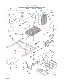 09 - Unit parts for Whirlpool Refrigerator ED20TQXFN04 from AppliancePartsPros.com