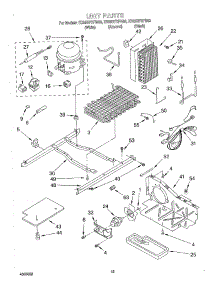 09 - Unit parts for Whirlpool Refrigerator ED25RFXFB03 from AppliancePartsPros.com