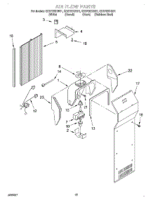 09 - Air Flow parts for Whirlpool Refrigerator GD27DIXHS01 from AppliancePartsPros.com