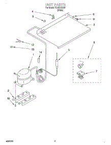 02 - Unit parts for Whirlpool Refrigerator EL03CCXJW from AppliancePartsPros.com