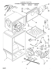 03 - Liner parts for Whirlpool Refrigerator ET18GMXHT00 from AppliancePartsPros.com