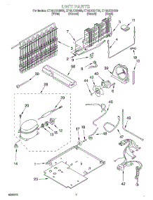 04 - Unit parts for Whirlpool Refrigerator ET18LKXHB00 from AppliancePartsPros.com