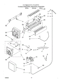 12 - Ice Maker, Optional parts for Whirlpool Refrigerator ED25RFXFW03 from AppliancePartsPros.com