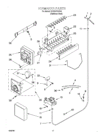 11 - Ice Maker parts for Whirlpool Refrigerator GD22SFXHS04 from AppliancePartsPros.com