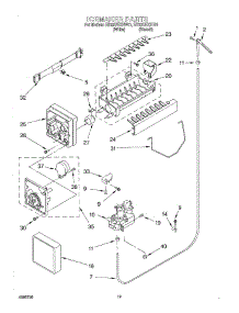 12 - Ice Maker, Optional parts for Whirlpool Refrigerator ED22UEXHT01 from AppliancePartsPros.com