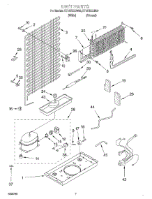 04 - Unit parts for Whirlpool Refrigerator ET18TKXJN00 from AppliancePartsPros.com