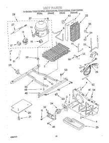 10 - Unit parts for Whirlpool Refrigerator ED22CQXHT02 from AppliancePartsPros.com