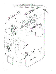 11 - Ice Maker parts for Whirlpool Refrigerator ED22CQXHT02 from AppliancePartsPros.com