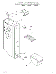 03 - Freezer Liner parts for Whirlpool Refrigerator ED20TQXFW03 from AppliancePartsPros.com