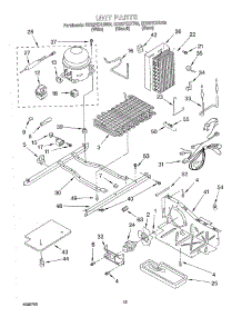 09 - Unit parts for Whirlpool Refrigerator ED22PEXHW02 from AppliancePartsPros.com