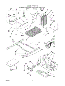07 - Unit parts for Whirlpool Refrigerator ED20TKXFW03 from AppliancePartsPros.com